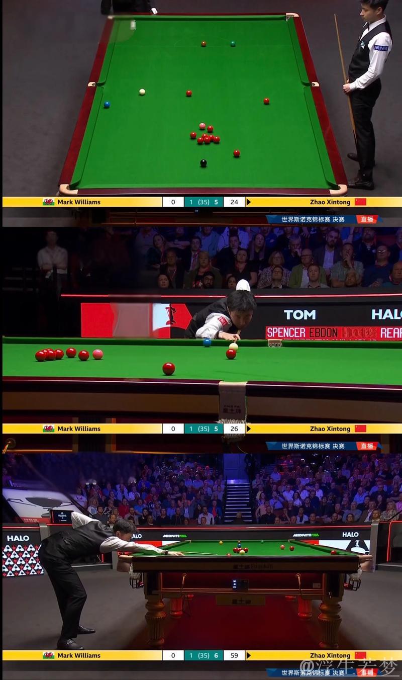 斯诺克世锦赛决赛：赵心童优势明显，11-6领先威廉姆斯